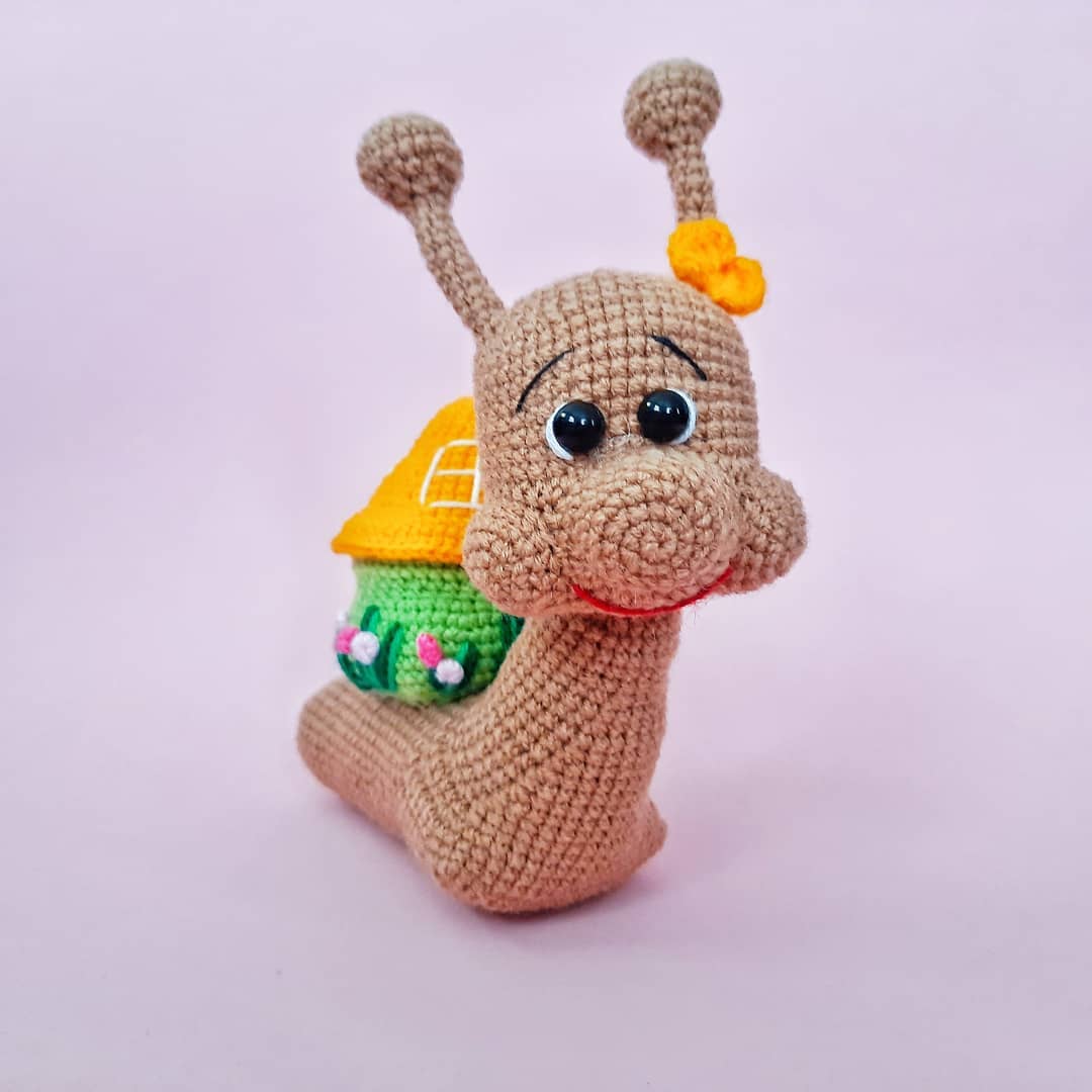 Cute Snail Amigurumi Free Pattern – Csr.life
