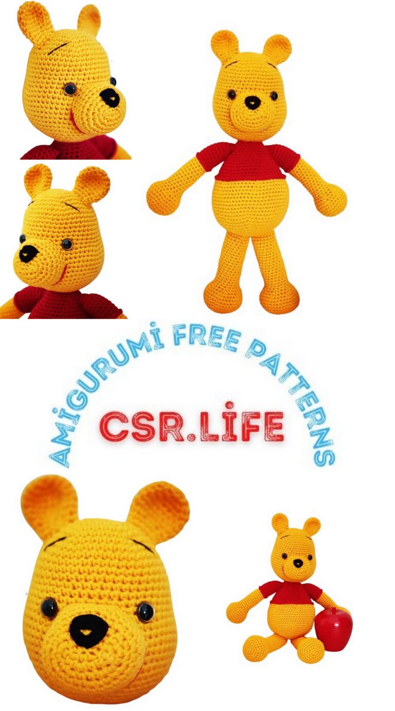 Winnie the Pooh Amigurumi Free Crochet Pattern - Free Amigurumi Crochet ...