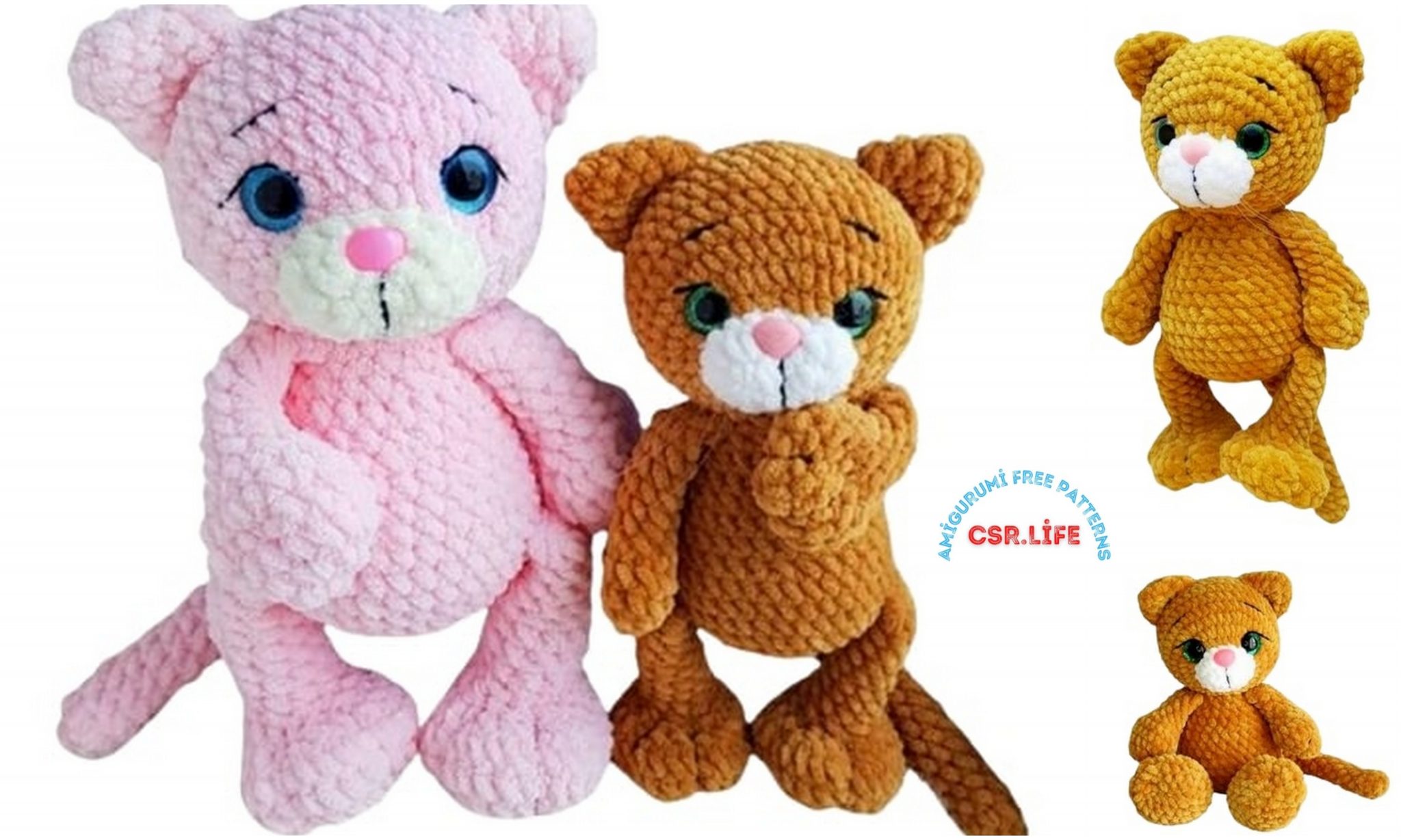 Amigurumi Velvet Cute Cat Free Crochet Pattern - Free Amigurumi Crochet