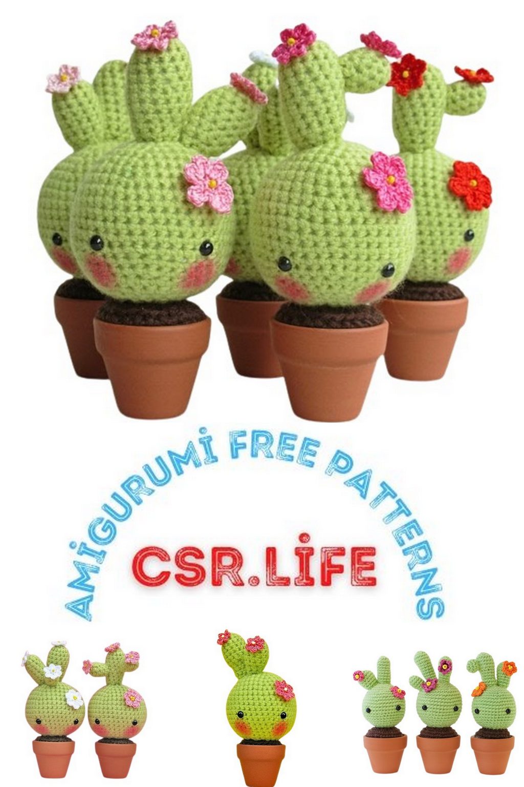 DIY Cactus in a Pot Amigurumi: Free Crochet Pattern – Free Amigurumi ...