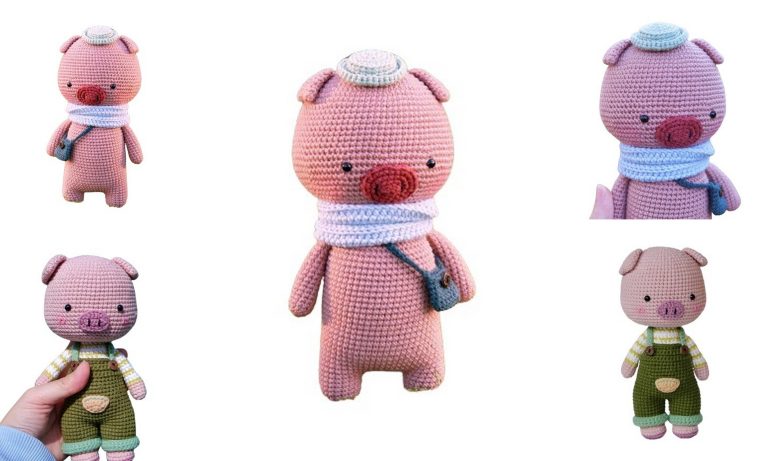 Free Cute Pig Amigurumi Pattern – Easy and Adorable Crochet Tutorial