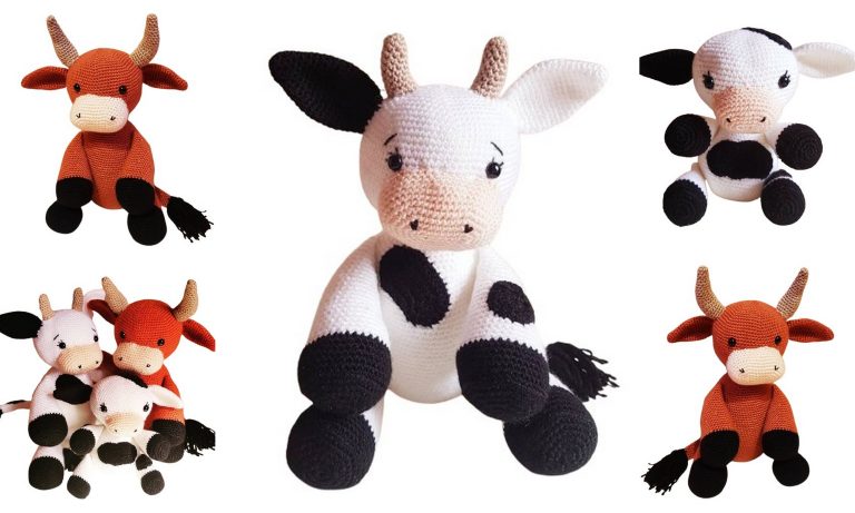 Free Cute Cow Amigurumi Pattern – Adorable and Easy Crochet Tutorial