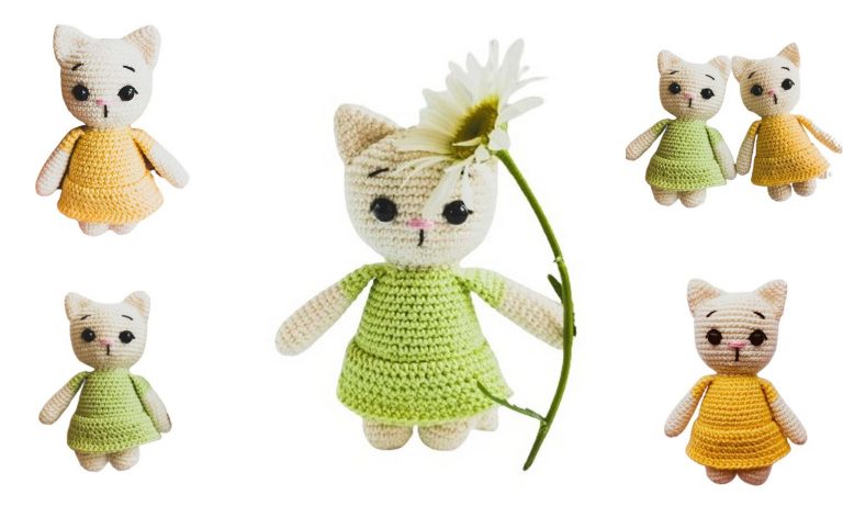 Cute Kitten Amigurumi Free Pattern – Crochet Tutorial