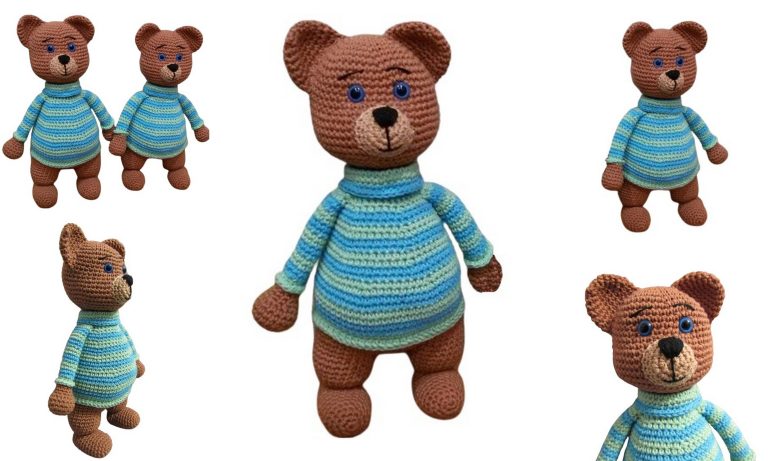 Roma Bear Amigurumi Free Pattern – Crochet Tutorial