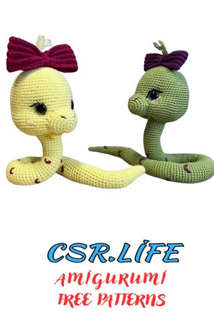 Cute Snake Amigurumi Pattern